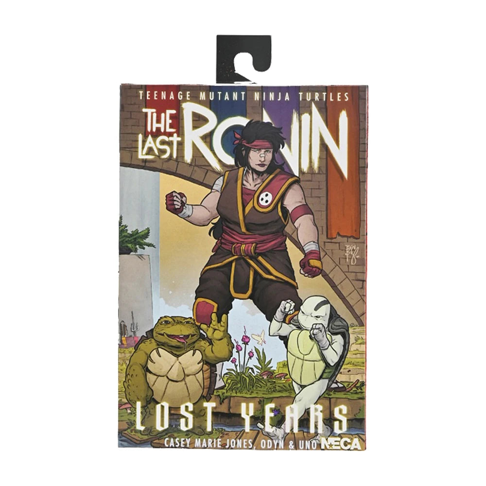 NECA Teenage Mutant Ninja Turtles (The Last Ronin - The Lost Years) - Casey Marie with Baby Odyn & Uno 7” Scale Action Figure