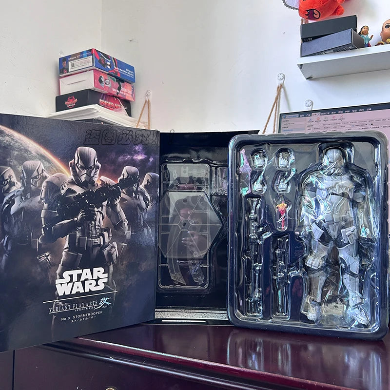 Play Arts Boba Fett Darth Vader Maul Stormtrooper Star Wars Figure Action Figures Model Collectible Gift For Boyfriend Funny Toy