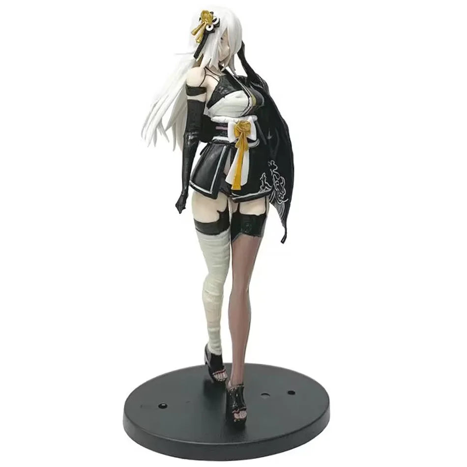 17-22CM NieR:Automata Yorha Type A2/2B Sexy Fox PVC Anime Action Figures Model Collection Ornament Anime Cartoon Model Toy Gift