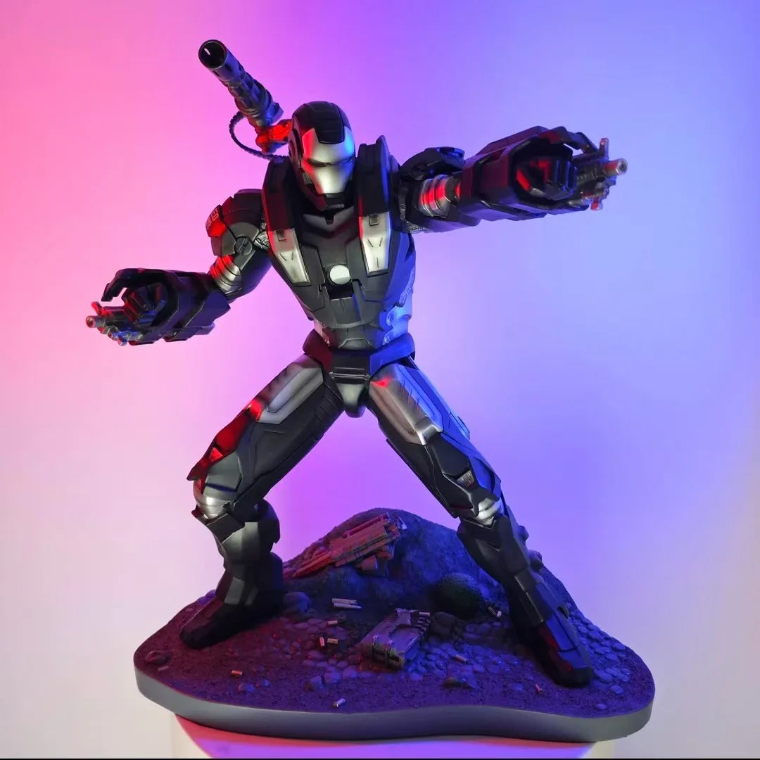 50cm High Quality Avengers: Iron Man Mk6 Full-Body Figure With Glowing Hands, Gk Model, Perfect Gift For Friends’ Birthdays New