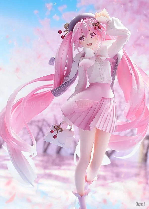 【In Stock】GSC Piapro Characters Hatsune Miku Sakura Future Flower Appreciation 1/6 Scale Figure Model Toys