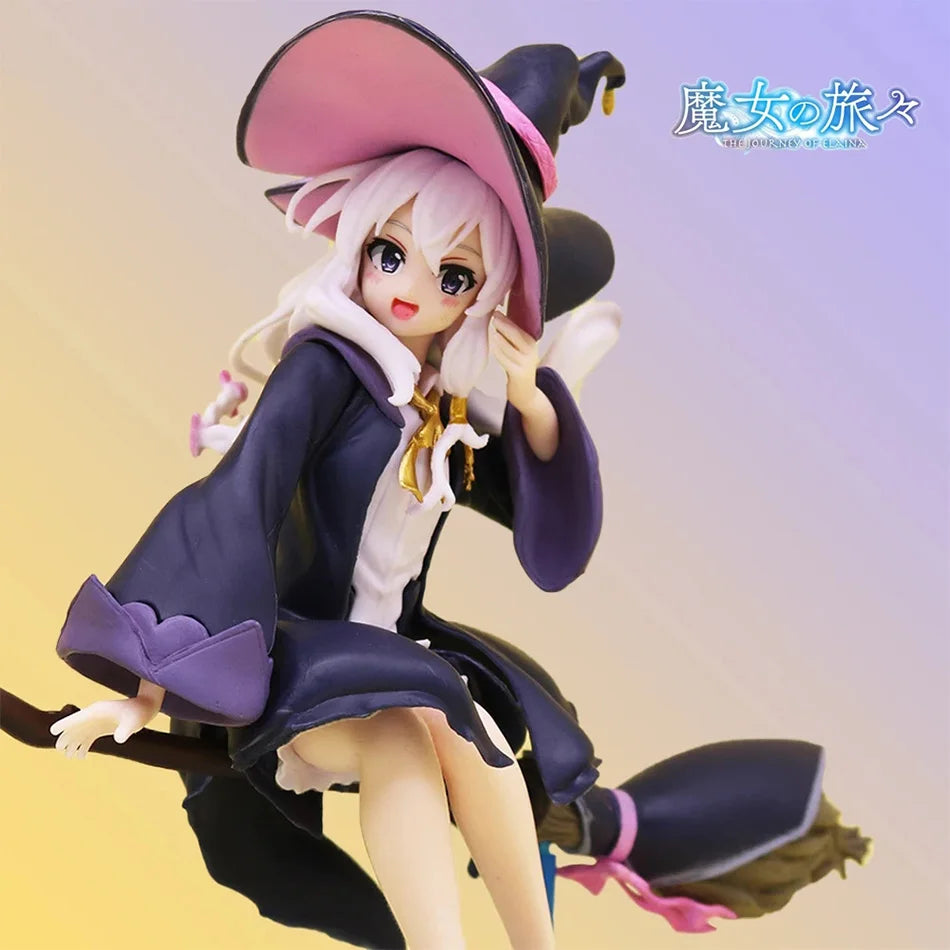 the Journey of Elaina Anime Figure 19cm Action Figures Collectible Doll Toy Gift for Fans