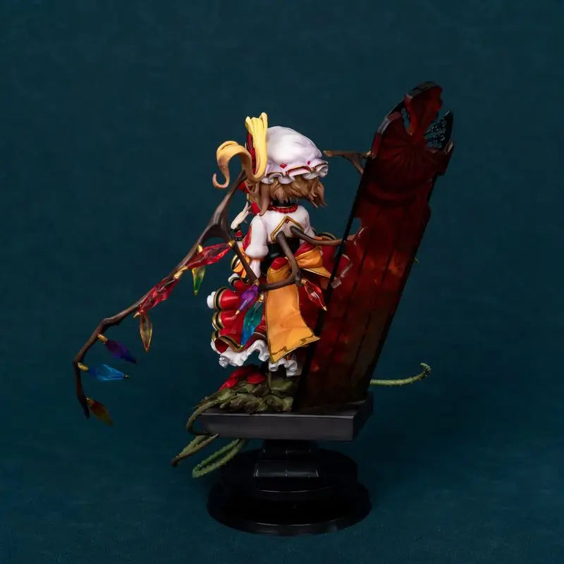 23cm Touhou Project Flandre Scarlet Vampire Game Girl Figure Model Statue Boys Collection Desktop Decoration Ornament Toys Gifts