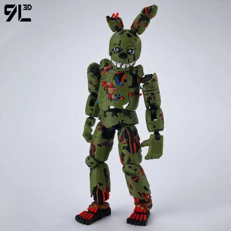 9L3D Printed FNAF Freddy Fazbear's Pizza Springtrap Toys Action Figures Anime Model Lucky13 Dummy13 Titan13 Ornaments Gifts
