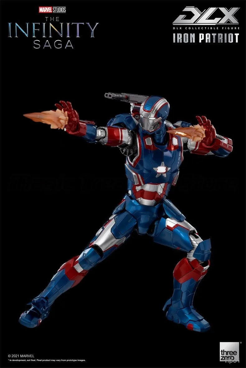 【MT】threezero Marvel 3Z0257 DLX MARVEL STUDIOS THE INFINITY SAGA IRON PATRIOT Action Figure Toy Gifts