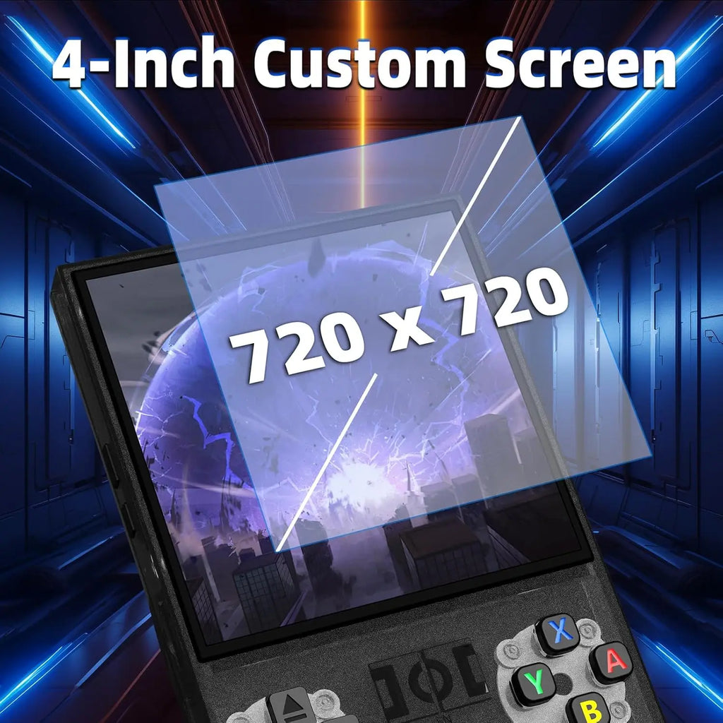 R36 Max Console Handheld Game Players 4 Inch IPS Screen Open Source Console Retro Pocket Video Player 64G/128G 22000+ Games Gift