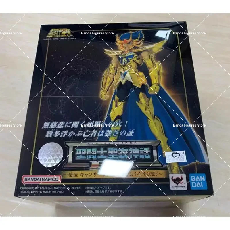 Original BANDAI Saint Cloth Myth EX Saint Seiya Cancer Death Mask REVIVAL Ver. PVC 18CM In Stock Anime Figures Model Toys