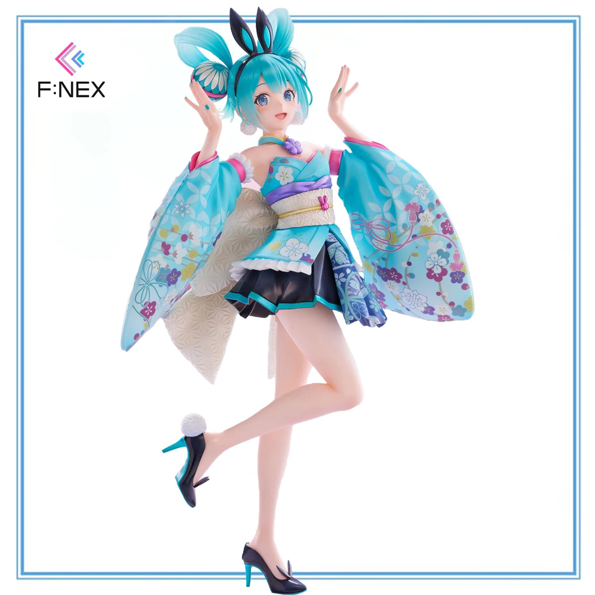 Original FuRyu F:Nex 1/7  Piapro Characters - Hatsune Miku Wa-Bunny Anime Action Figures Model Collectio Toy Gifts Toys