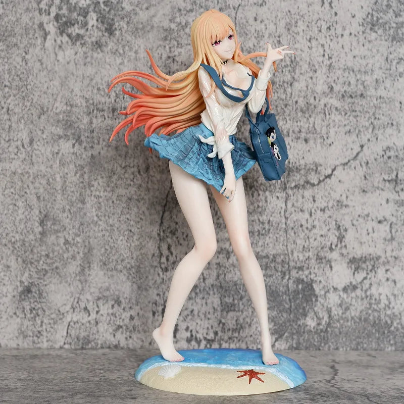 27,5 cm My Dress-Up Darling Marin Kitagawa Beach Figur Geburtstagsgeschenk für Jungen Anime Bishoujo Decor Collection Anime Merchandise