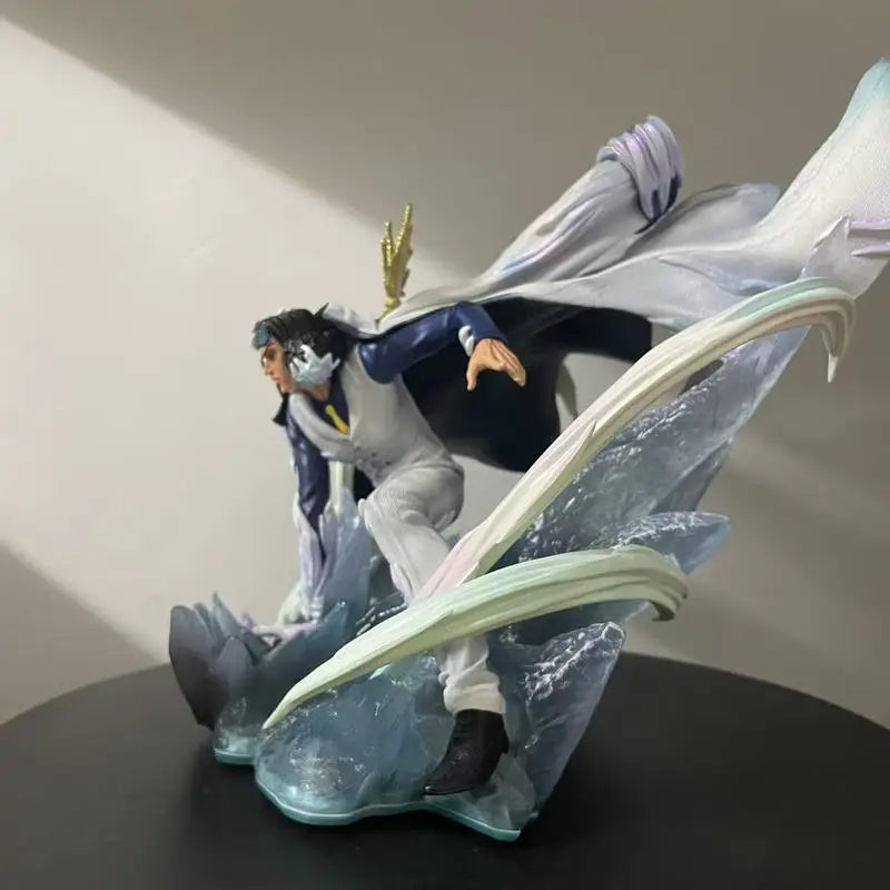 One Piece Kuzan Action Figure 25.5cm Manga One Pieces Aokiji Figurine Anime Peripheral Collectible Model Figuras GK Statue Gift