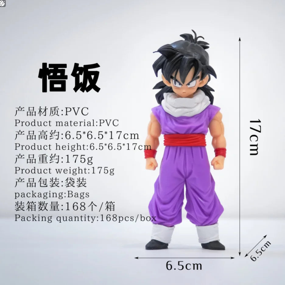 JT Statue Anime Dragon Ball Series Super Saiyan Goku Klin Trunks Figures Pvc Statue Collection Model Room Decoration Gift Toy