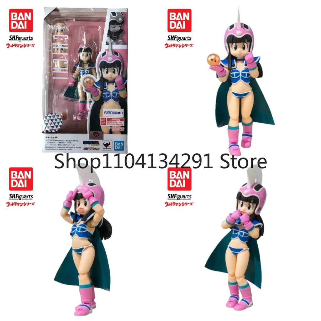 Original Stock Bandai SHF Dragon Ball Young Chi-Chi (Childhood) Soul Limited Birthday Gift Exquisite Figure Toy Model