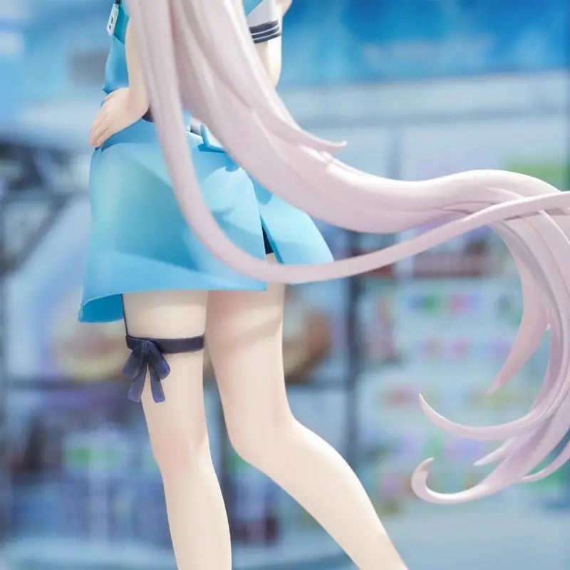 24cm Blue Archive Asagi Mutsuki Cashier Standing Game Girl Figures Models Statue Models Boys Collectible Ornament Doll Toys Gift