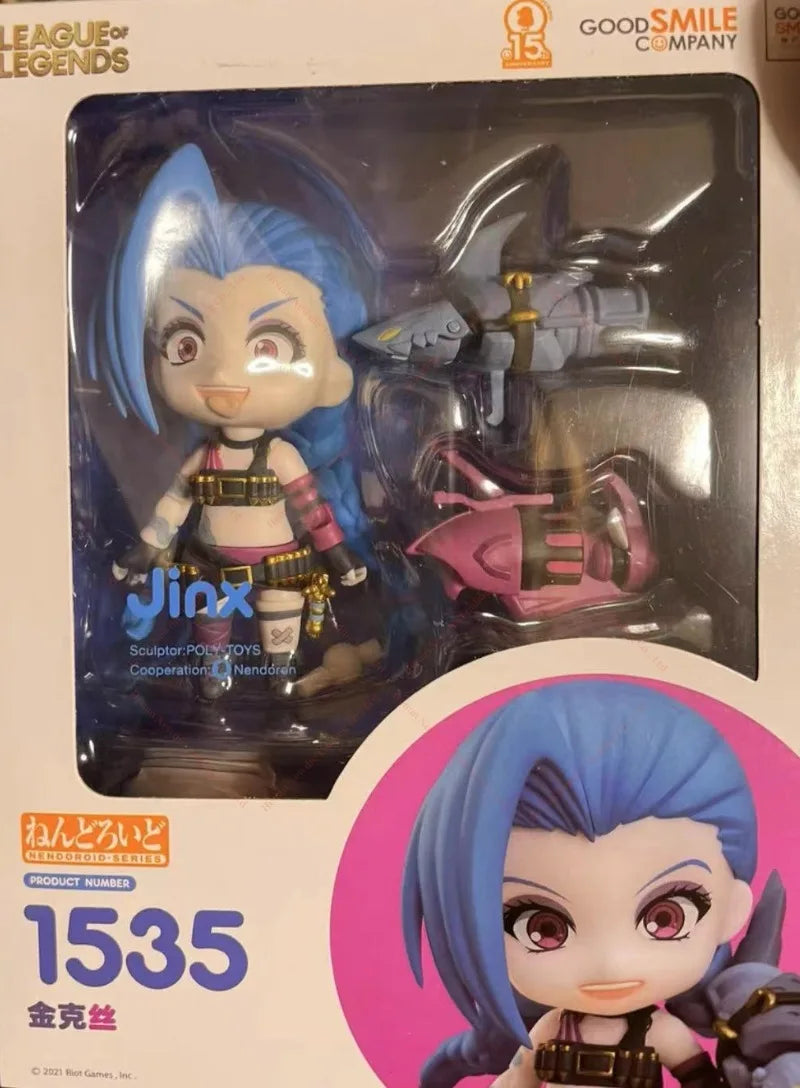 In Stock [72 Hours Shipping]GSC League of Legends Action Figure Ezreal Jinx Kaisa Clay Toy Collectible Gift