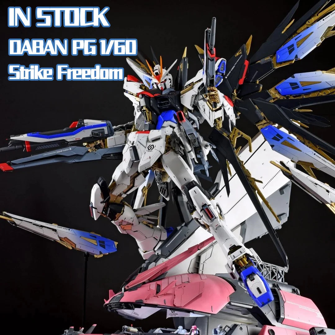 【IN STOCK】Daban PG Strike Freedom 1/60 Scale Assembly Model With Head light Set Remastered Color Box Collectible Toy For Fans