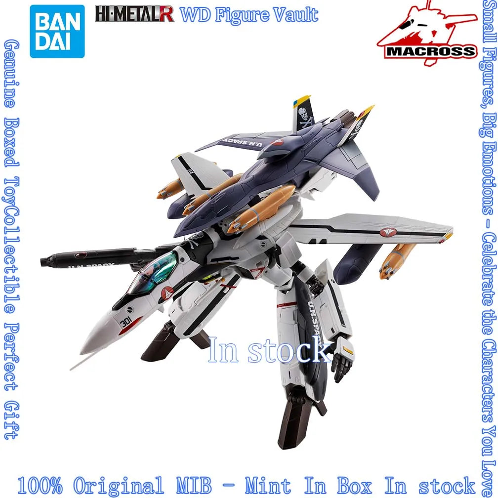 In stock Bandai HI-METAL R Macross Zero VF-0S Phoenix (Roy Fokker Machine)  QF-2200D-B Ghost Figures  Genuine Boxed Toy Gift