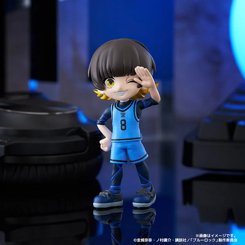 Blue Lock Kishinichi Chigiri Hyouma Ishimura Rin Q Edition Figure - Creative Anime Model, High-Value Doll Tabletop Ornament Gift