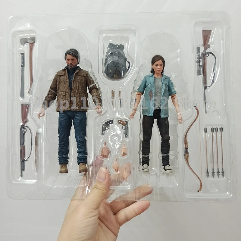 NECA Game Series The Last Of Us Part 2 Joel Ellie With Bow Action Figure Collectible Toy Doll For Friend Birthday Gift  2pcs