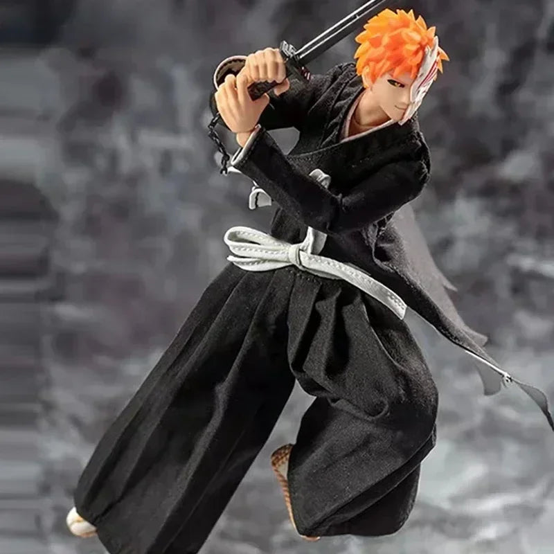 Dasin/Great Toys/GT Bleach Kurosaki Ichigo Aizen Sousuke Ukitake Jushiro Ichimaru Gin 18cm/7inch 1/10 SHF Action Figure