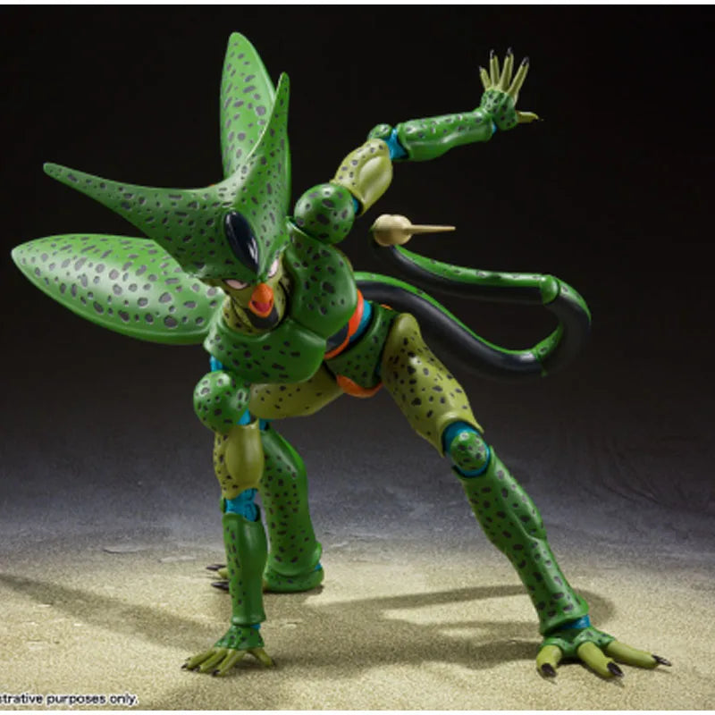 In Stock Genuine Bandai Dragon Ball Z Model Kit SHF Cell First Form Anime Action Figure Collection Finished Model Boy Toys Gifts
