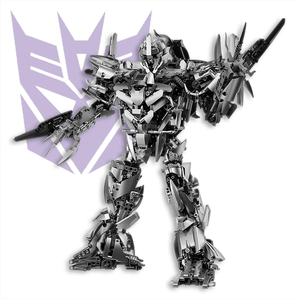 1960PCS Transformers Decepticon Megatron Villain Leader Action Figure Building Blocks Movie Robot Model Toy Christmas Gift