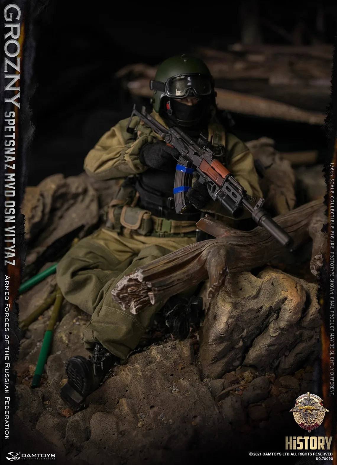 DAMTOYS DAM 78090 1/6 Soldier Doll SPETSNAZ MVD OSN Vityaz GROZNY Full Set 12'' Action Figures Model Toy In Stock