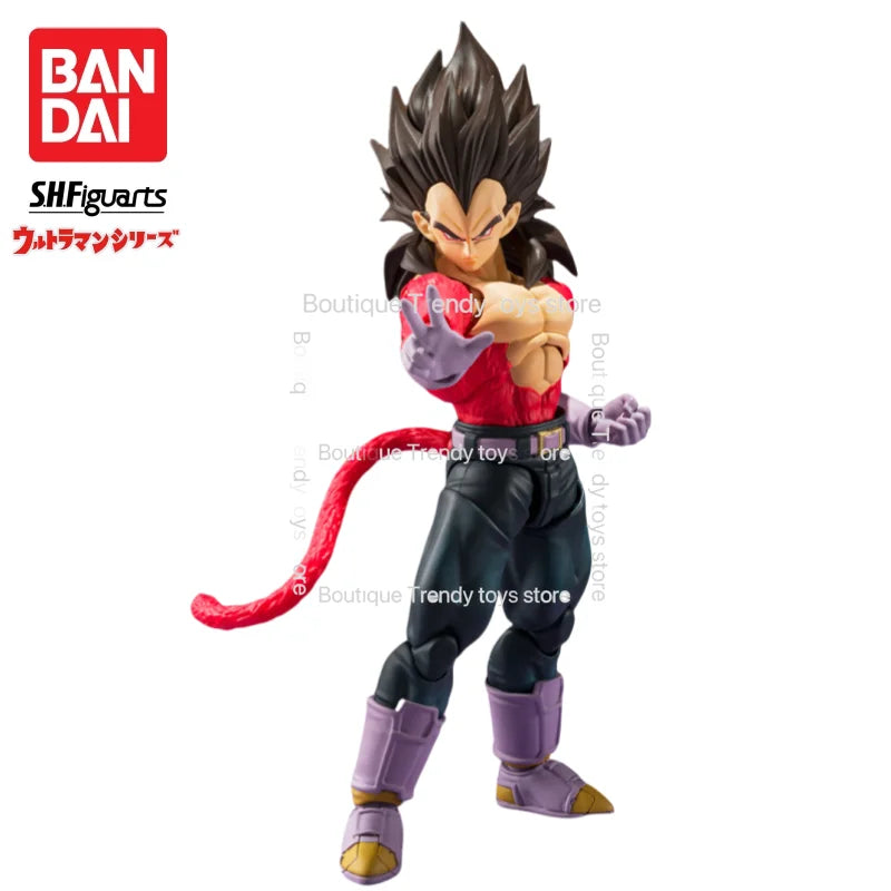 In Stock Bandai S H Figuarts Original Dragon Ball Vegeta IV Doll Brand New Boxed Action Figure Anime Characters Model Garage