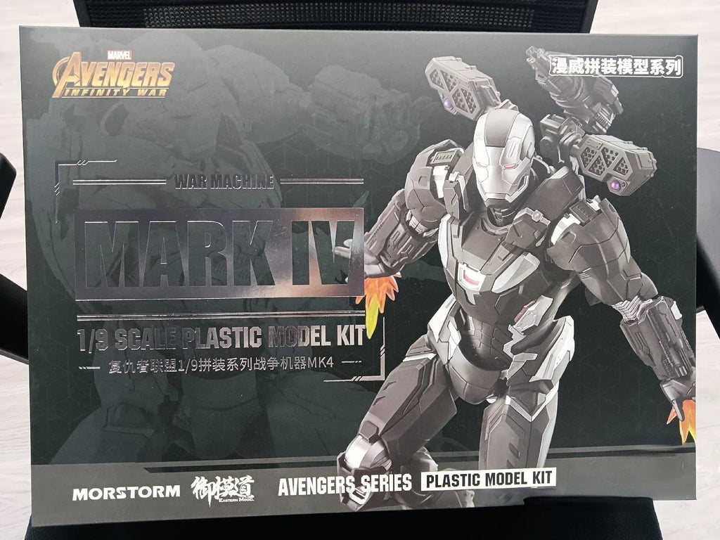 MORSTORM E-model Marvel Iron Man MK50 49 46 47 43 MK7 Iron SpiderMan Deluxe 1/9 Scale Action Figure Assembled Model Toy