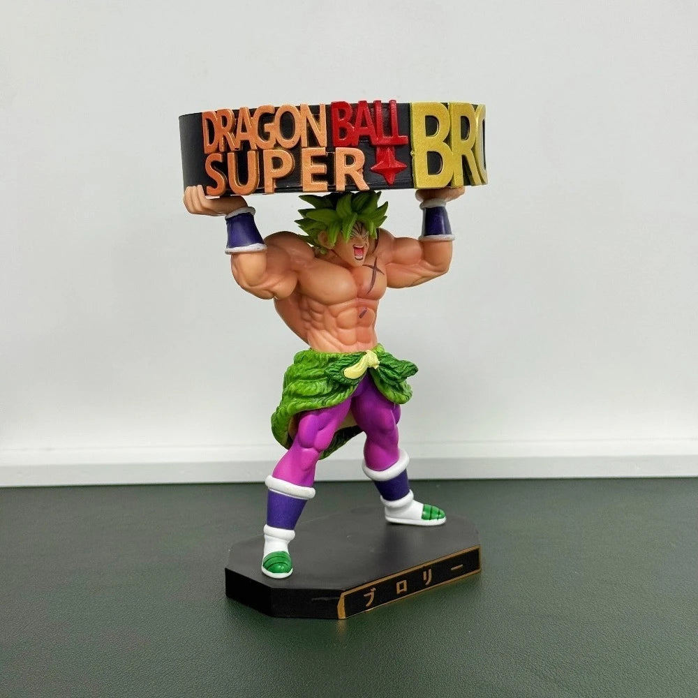 14.5cm/5.71in Anime Dragon Ball Z Figure Ashtray Broli Action Figures Pvc Statue Desktop Ornamen Collection Model Toys Gifts