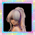 In stock 11cm Azur Lane two-dimensional beautiful girl figure playing in the water and blue sea Unzen figure chassis decoration
