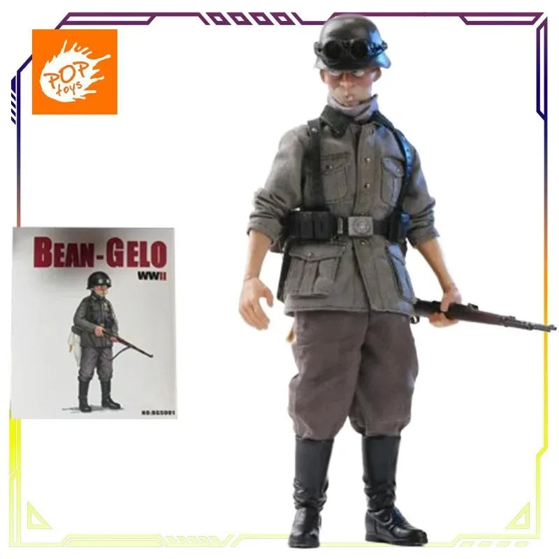 POPTOYS Original Big Head Soldier Series Encounters in The Jungle Collectible Action Figure Model Toy Ornament Gift for Boys