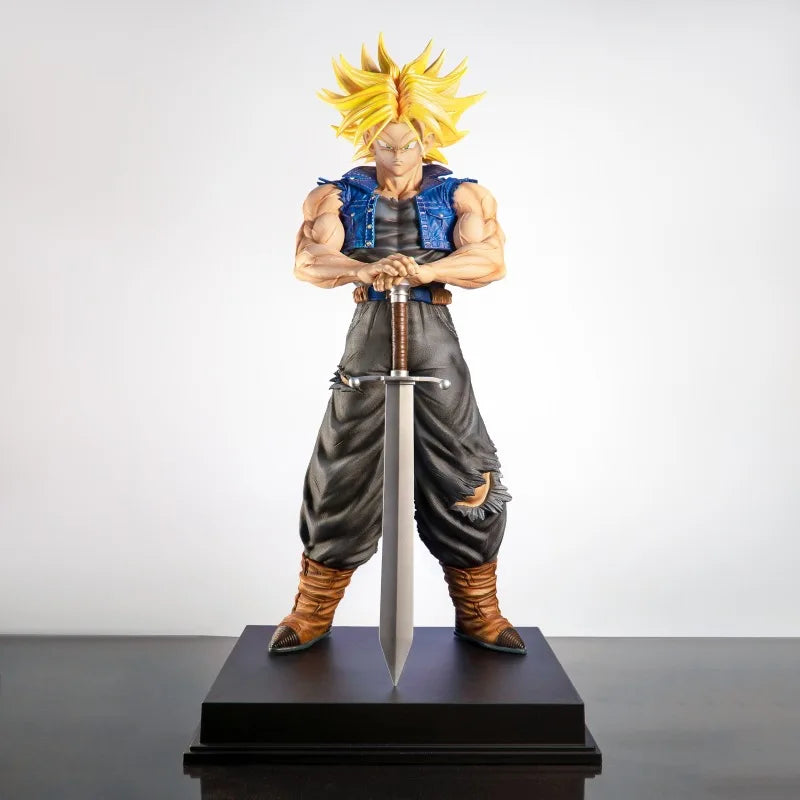 JT Statue Anime Dragon Ball Series Super Saiyan Goku Klin Trunks Figures Pvc Statue Collection Model Room Decoration Gift Toy