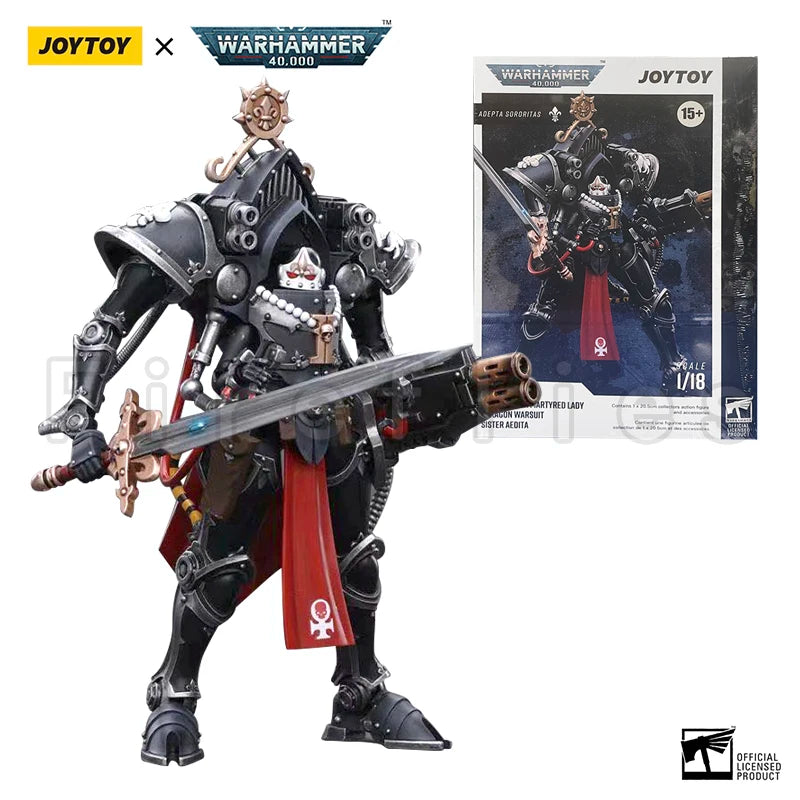 1/18 JOYTOY Action Figure 40K Paragon Warsuit Sister Aedita Anime Collection Model Toy