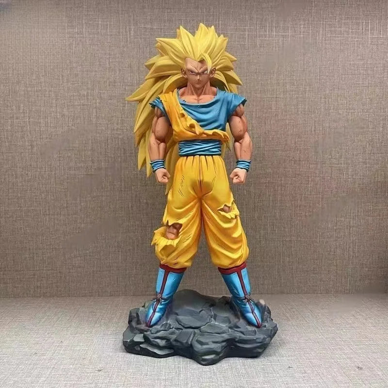 30cm/11.81inch Dragon Ball Son Goku Ssj3 Figure Super Saiyan 3 Goku Action Figures Gk Statue Collectionmodel Toys Gift