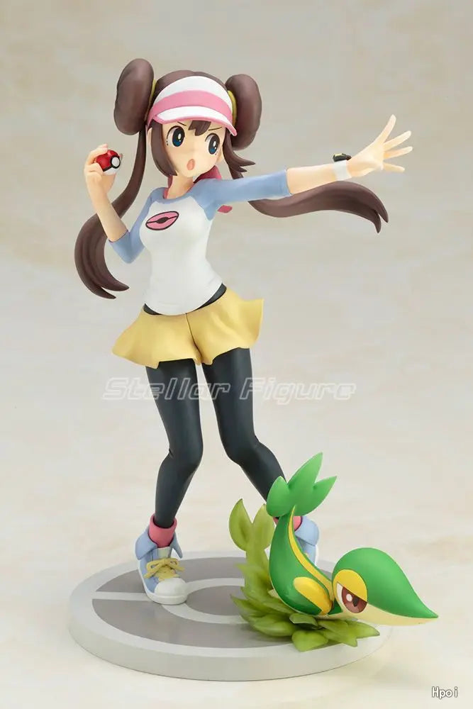 【SF】Original KOTOBUKIYA Pokémon ARTFX J Rosa Snivy 1/8 Figure Anime Model Toys Gifts