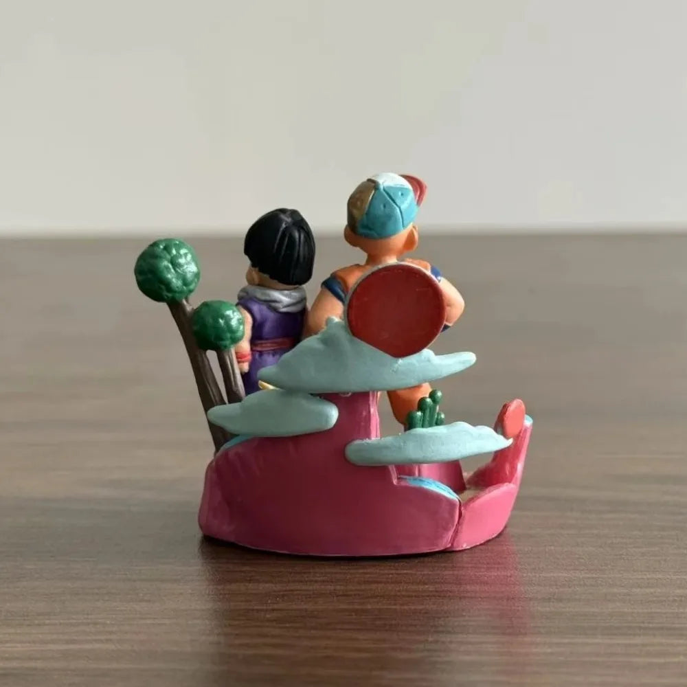 6 cm/2,36 Zoll Anime Dragon Ball Figur Krillin und Gohan Actionfiguren PVC Statue Desktop Ornamen Sammlung Modell Spielzeug Geschenke