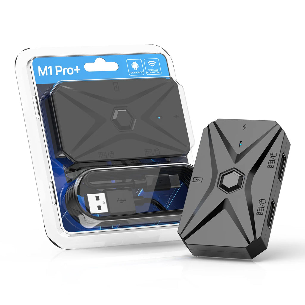 M1 Pro+ Keyboard & Mouse Mapper Converter Mobile Gaming Adapter for Esports Accessory for Android Phone/Tablet for PUBG