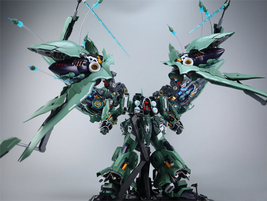 In Stock 1/100 AXIS MODEL WORKS OSIRIS AERIAL DOMINATOR Assembling Movability Model Toys Mecha NZ-666 Kshatriya LED LIGHTING KIT