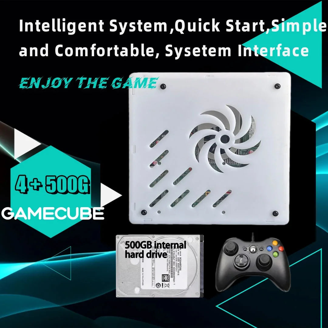 X8 Retro Game Console Upgrade Gaming Experience 8G RAM 2TB Storage 70000+ Classic Games Compatible with Wii PS2 XBOX PSP NGC