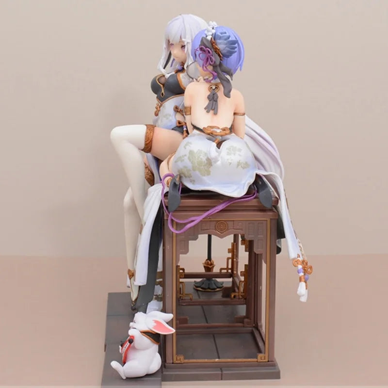 Re: leben In EINE Andere Welt Von Null Rem Emilia Chinoiserie Kleidung Figur Modell Sammlung Desktop Dekoration Ornament Geschenke