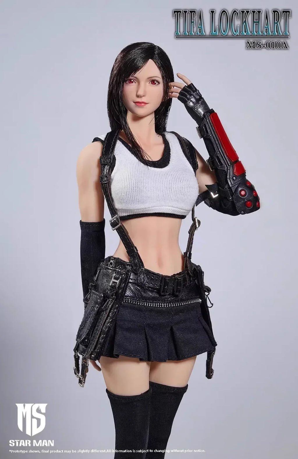 In Stock STAR MAN MS-010 1/6 Tifa Movable Eyes Action Figure 12'' Female Soldier Figurine Full Set Collectible Model Toy
