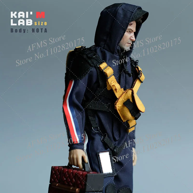 KAI LAB 1/12 Scale Collectible Figure Jumpsuits Chest Bag Backpack Death Stranded Courier Work Clothes Fit 6" Action Figure Doll