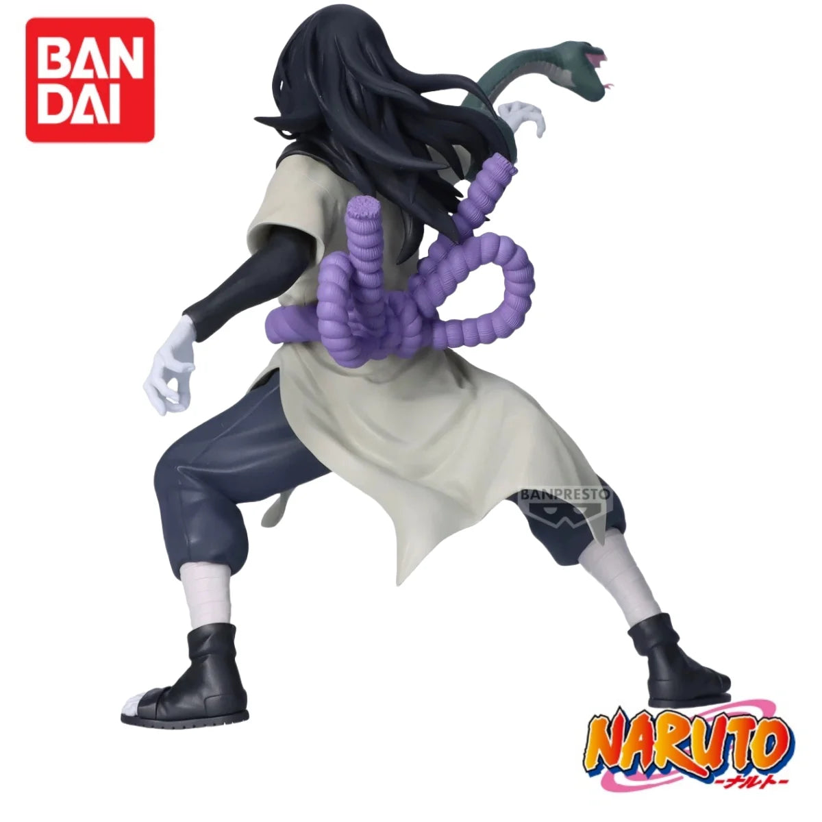 In Stock 100% Original Bandai Banpresto Naruto Vibration Stars Orochimaru Anime Figures Action Figure Model Toys Christmas Gifts