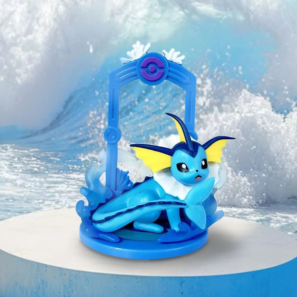Pokemon Eeveelution Figure Set Eevee Sylveon Espeon Glaceon Leafeon Box Anime Figure Toy Children's Birthday Gift 9pcs/Set