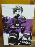 Stock Genuine Original League of Legends Jinx Vi Statue Anime Action Figures PVC Collectible Model Toys Ornaments Desktop Gifts