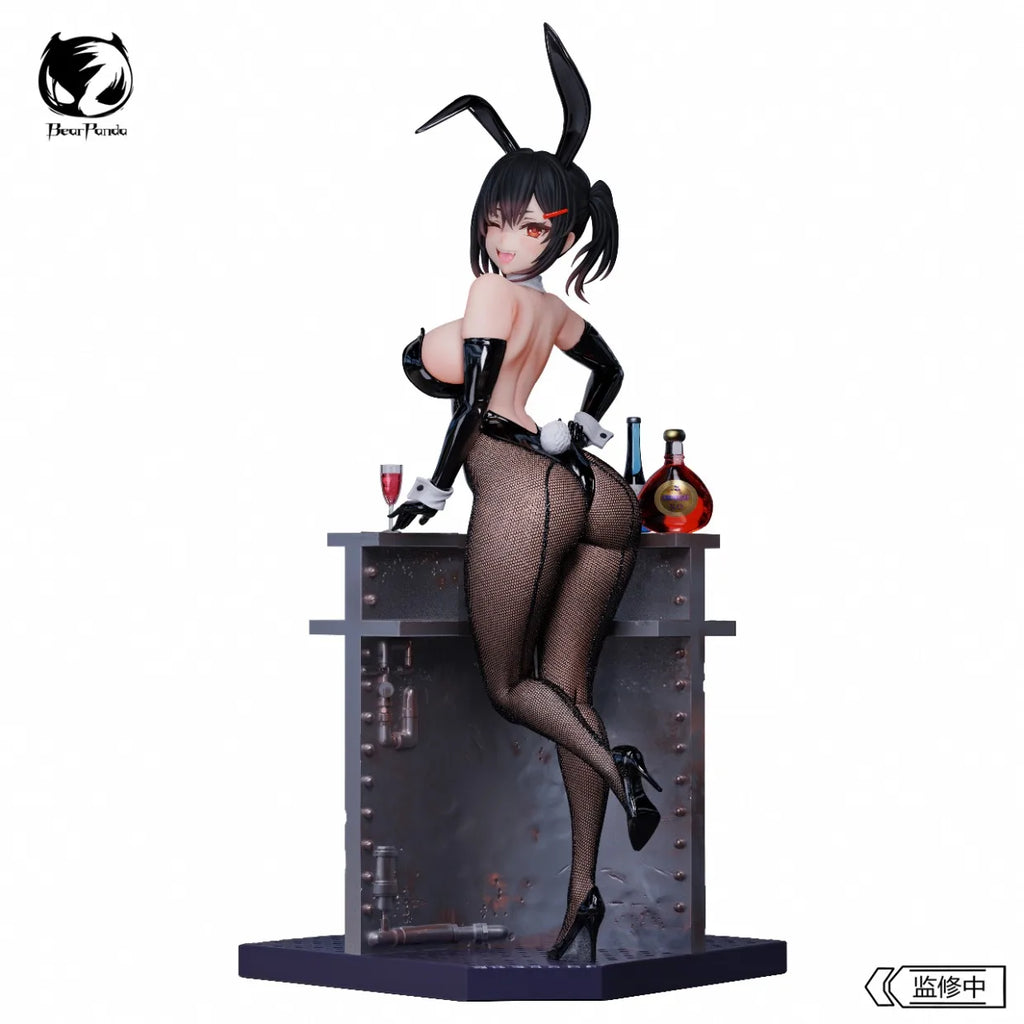 Original BearPanda Bunny Girl Asanagi Rin Xiya Temperature Paint & 3D Crystal Eye & Creative Scene Models Classic Anime Toy