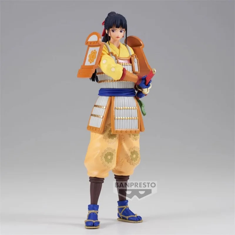 Bandai Original BANPRESTO Anime ONE PIECE Kikunojo Armor DXF Actionfigur Sammlerstück Modell Spielzeug Weihnachts- oder Geburtstagsgeschenk