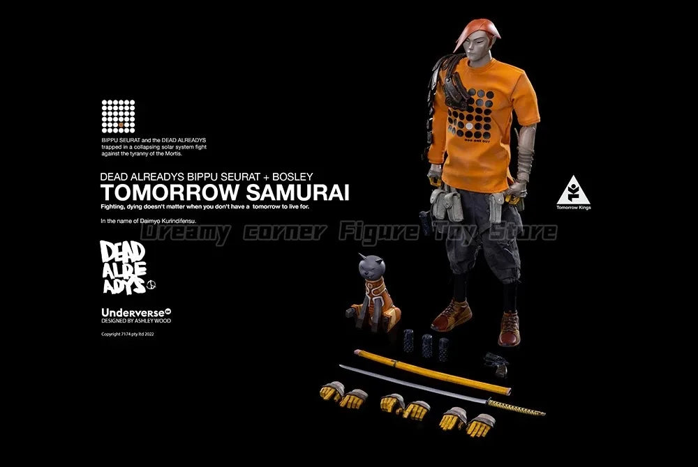 【In Stock】Original UNDERVERSE NDERVERSE TOMORROW KINGS Series BIPPU SEURAT 1/6 Action Figure Ornament Toy Model