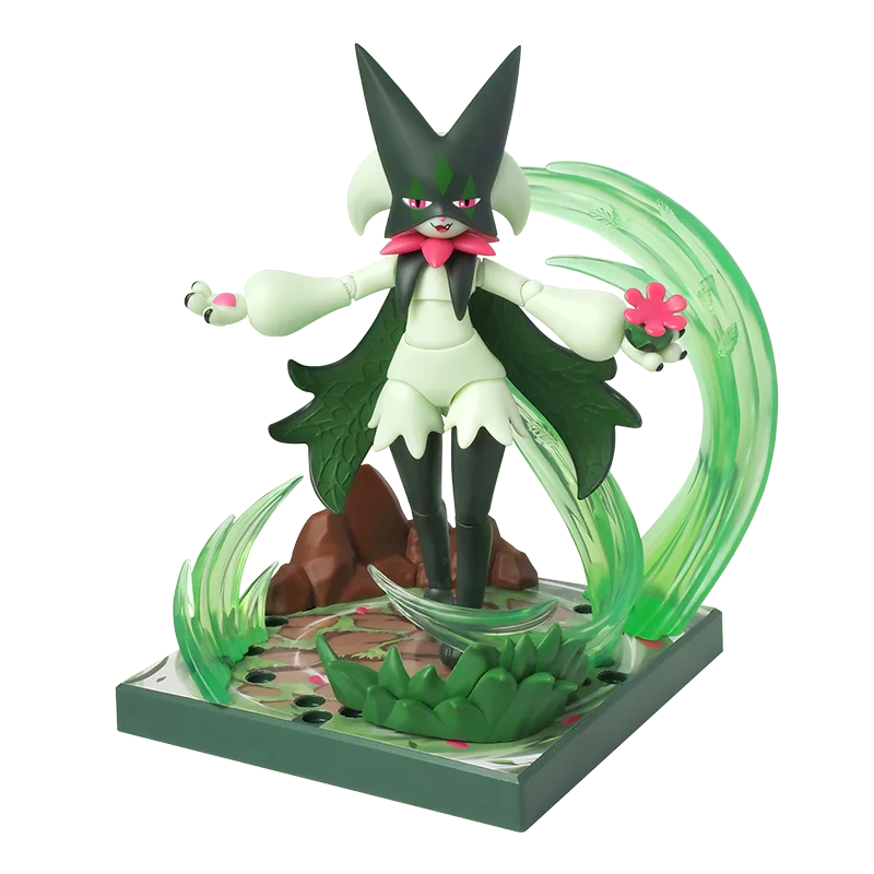 New Blokees Blockman Pokemon Genuine Toys Charizard Ceruledge Assemble Figure Model Decor Anime Figurine Collect Toys Gifts