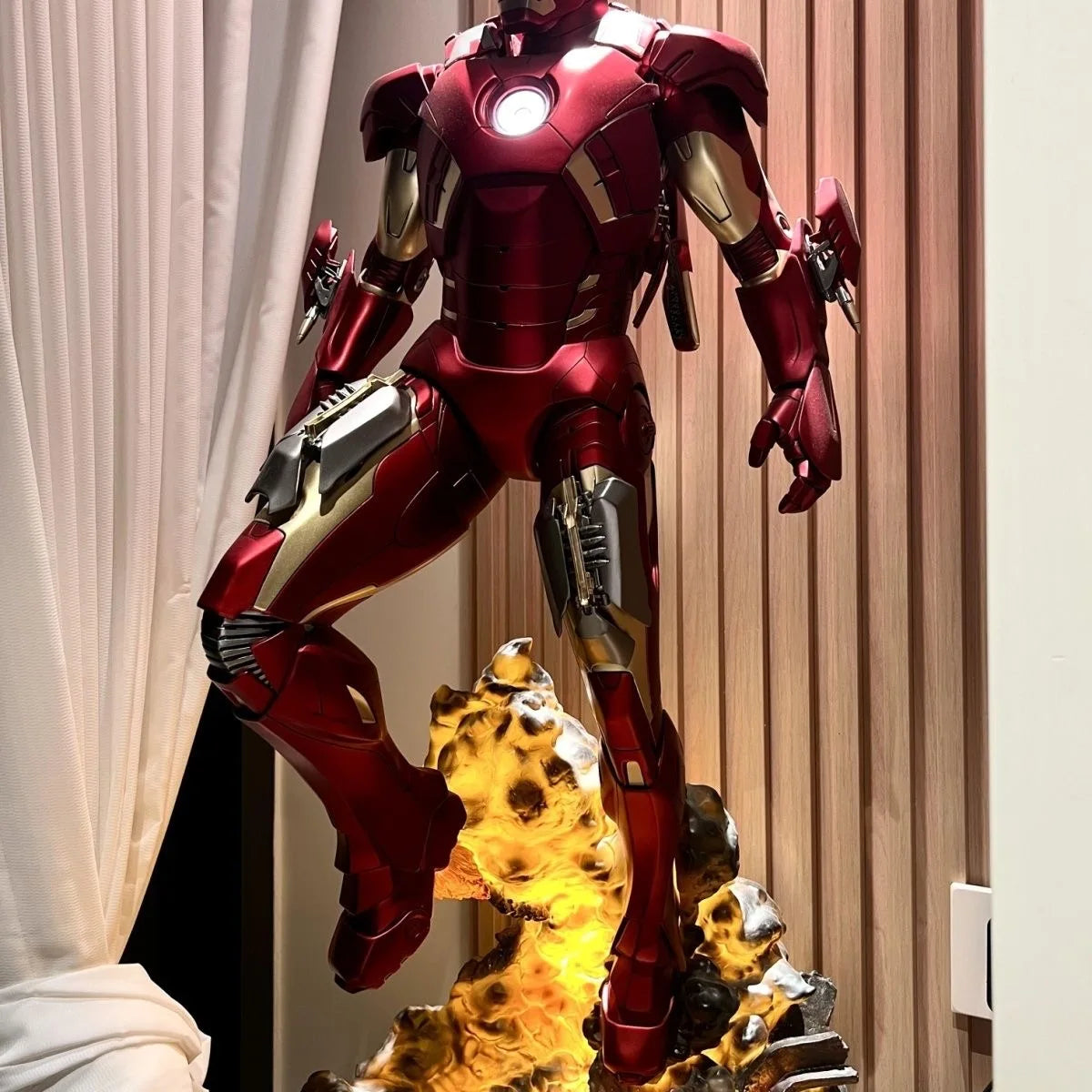 Marvel 1/3 Scale Iron Man MK7 Statue 89CM  High Quality GK Resin Full Body Model  Large Collectible Figure